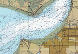 1986 Nautical Map of Cook Inlet Anchorage Alaska