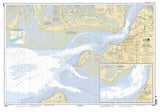 2011 Nautical Map of Cook Inlet Anchorage Alaska