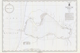 1944 Nautical Map of Portage Lake Manistee County Michigan Onekama