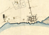 1782 Map of Saint Augustine Florida