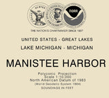 2015 Nautical Map of Manistee Harbor Manistee County Michigan