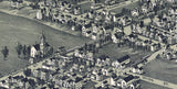 1899 Panoramic Map of New Martinsville West Virginia