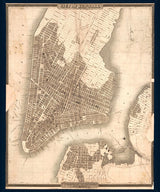 1834 Map of New York City