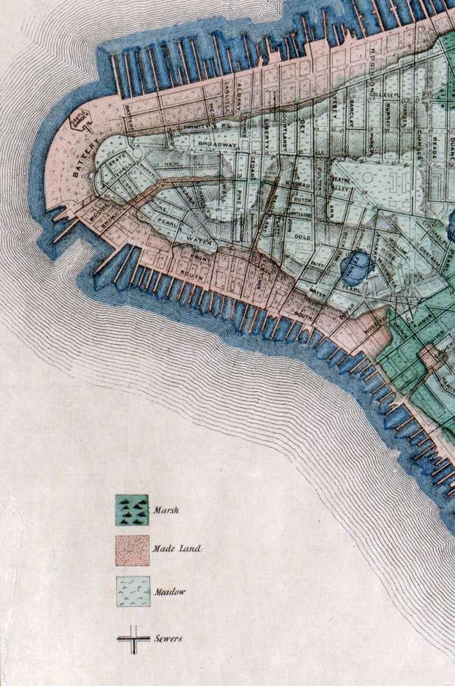1865 Map of the City of New York