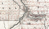 1820 Map of Monroe County New York