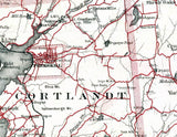 1890 Map of Westchester County New York