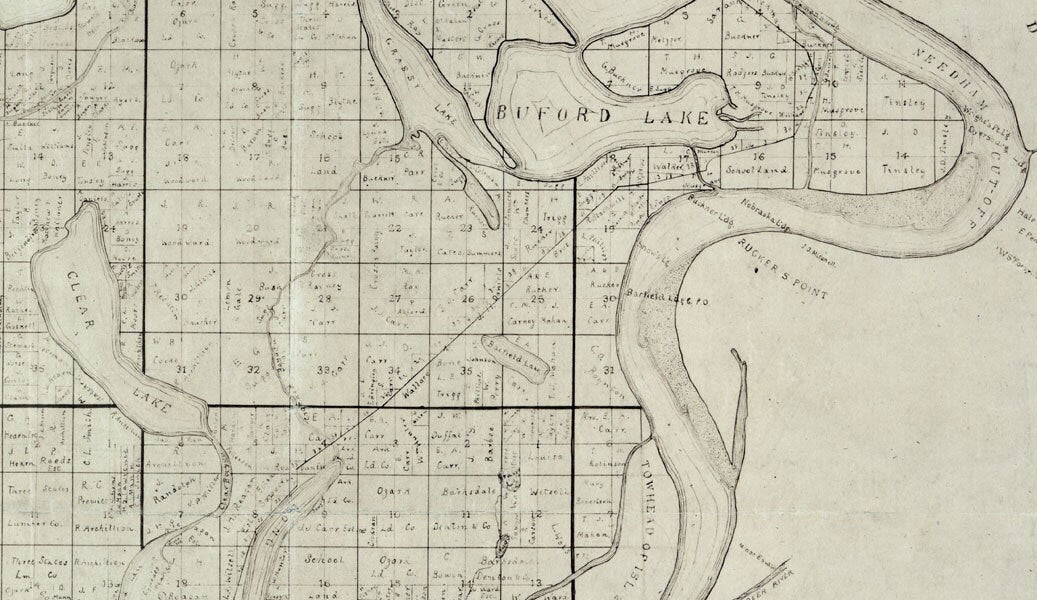 1898 Map of Mississippi County Arkansas