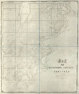 1898 Map of Mississippi County Arkansas