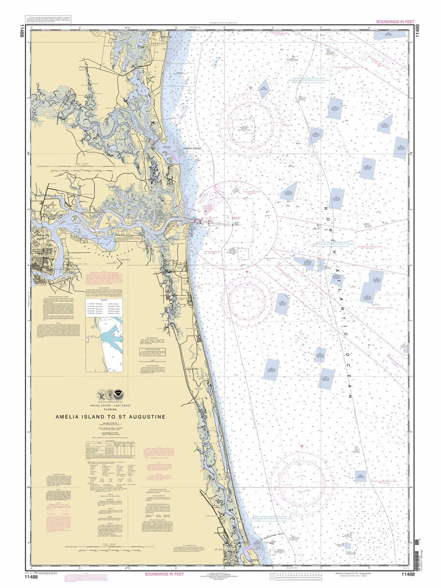 Custom Two Map Order Amelia Isand to St Augustine and St Mary's Entrance