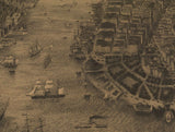 1867 Panoramic Map of New York City