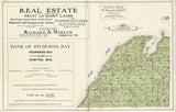 1914 Map of Gardner Township Door County Wisconsin