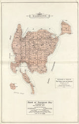 1914 Map of Washington Township Door County Wisconsin