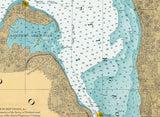 1908 Nautical Map of Sturgeon Bay Lake Michigan