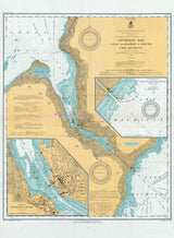 1908 Nautical Map of Sturgeon Bay Lake Michigan