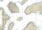 2014 Nautical Map of Apostle Islands Lake Superior