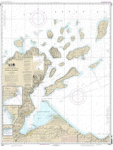 2014 Nautical Map of Apostle Islands Lake Superior