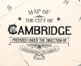 1894 Map of Cambridge Massachusetts