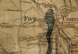 1859 Map of Plymouth Windsor County Vermont