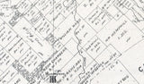 1880 Farm Line Map of Hays County Texas
