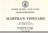 1967 Nautical Map of Marthas Vineyard Massachusetts