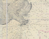 1879 Nautical Map of The Gulf of Mexico