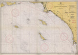 1941 Nautical Map of San Diego to Santa Rosa Island California