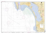 2005 Nautical Map of Approaches to San Diego Bay California