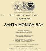 2010 Nautical Map of Santa Monica Bay King Harbor California