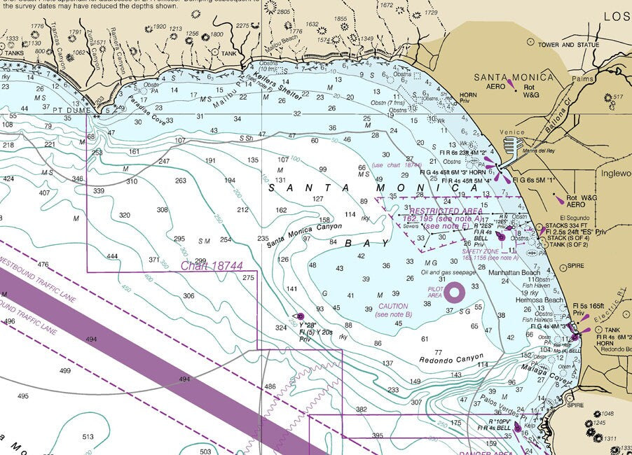 2013 Nautical Map of San Diego to Santa Rosa Island California