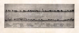 1820 Panoramic Map of Lynn Massachusetts