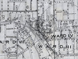 1910 Map of Rutland Vermont