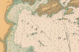 1930 Nautical Map of Lake of The Woods Minnesota