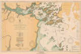 1930 Nautical Map of Lake of The Woods Minnesota
