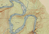 1929 Map of Lake of The Woods to Lake Superior International Boundary