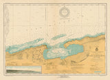 1922 Nautical Map of Eagle Harbor Michigan Lake Superior