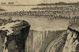 1755 Panorama of Niagara Falls on Canvas