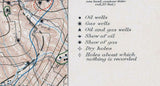 1910 Oil & Gas Well Map of the Sewickley Quad Allegheny County Pennsylvania