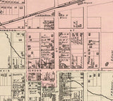 1877 Map of Winchester Clark County Kentucky