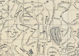 1861 Map of Greenwood Cemetery New York
