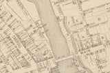 1856 Map of the Village of Rochester New York in 1820