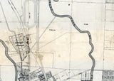 1880 Map of Fort Worth Texas