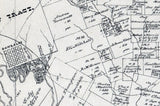 1880 Map of Gonzales County Texas