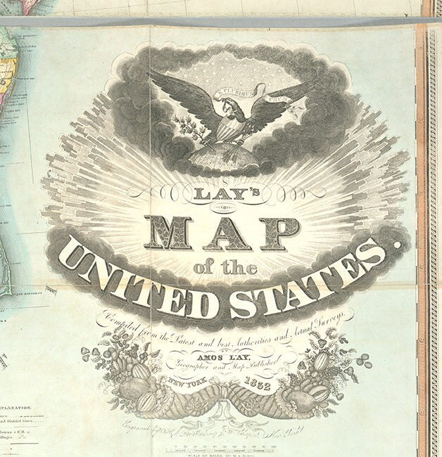 1827 Map of the United States