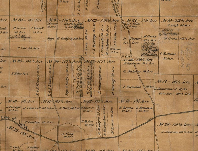 1855 Map of Amboy Oswego County New York