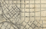 1864 Map of Atlanta Georgia