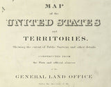 1866 Map of The United States