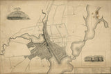 1823 Map of the town of Providence Rhode Island