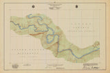 1929 Map of Lake of The Woods to Lake Superior International Boundary