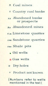 1907 Oil and Gas Well Map of the Amity Quadrangle Washington County Pennsylvania