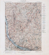 1910 Oil & Gas Well Map of the Sewickley Quad Allegheny County Pennsylvania